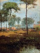 George Inness Early Morning, Tarpon Springs Sweden oil painting artist